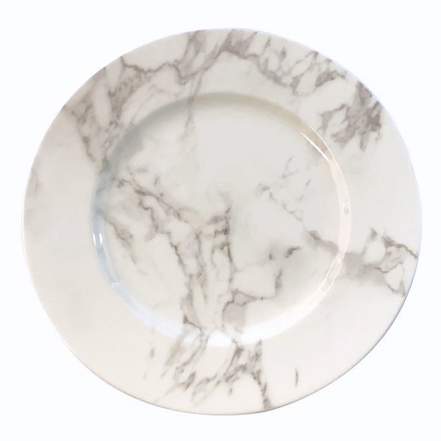 Marble Bone China Charger